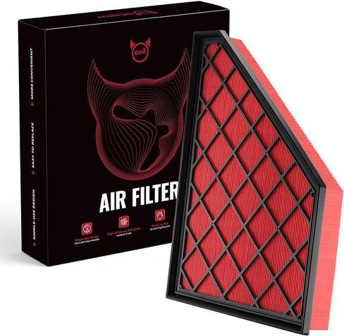 EVIL ENERGY Engine Air Filter, Compatible with Cadillac 2019-2025 XT5/XT6, Chevrolet 2019-2025 Blazer/Traverse, Buick 2018-2025 Enclave, GMC 2017-2025 Acadia, Replace CA12166 in Kuwait