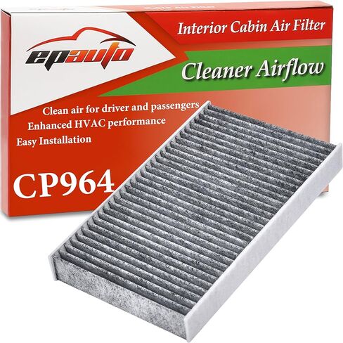 يتضمن فلتر هواء المقصورة EPAuto CP964 (CF12964) الكربون المنشط، واستبدال تويوتا تاكوما، وتندرا، ولاند كروزر، وسيكويا، ولكزس GX550، ويناسب موديلات مختارة 2024-2026 in Kuwait