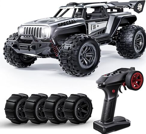 1/14 Remote Control Car, RTR Fast RC Crawler, 40+ MPH, 4WD All Terrain Monster Truck, Waterproof High Speed Racing Cars for Adults, Boys, Top Present for RC Car Lovers, Ages 8+ in Saudi Arabia