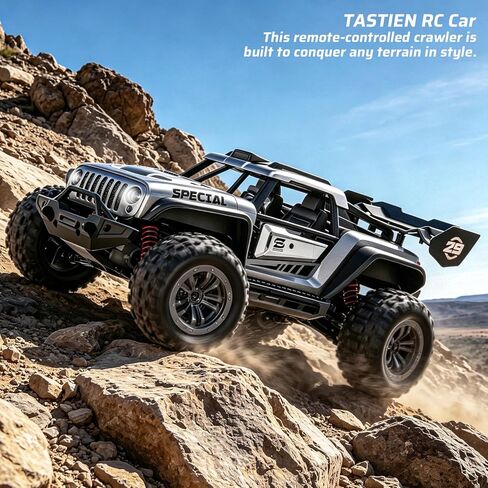 1/14 Remote Control Car, RTR Fast RC Crawler, 40+ MPH, 4WD All Terrain Monster Truck, Waterproof High Speed Racing Cars for Adults, Boys, Top Present for RC Car Lovers, Ages 8+ in Saudi Arabia