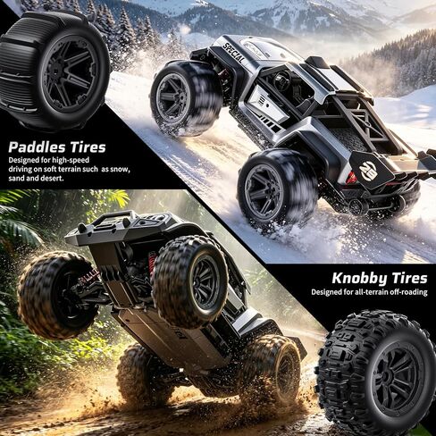 1/14 Remote Control Car, RTR Fast RC Crawler, 40+ MPH, 4WD All Terrain Monster Truck, Waterproof High Speed Racing Cars for Adults, Boys, Top Present for RC Car Lovers, Ages 8+ in Saudi Arabia