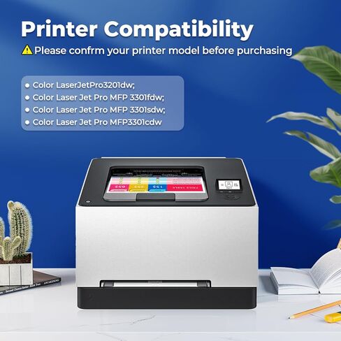 218X Toner Cartridges Replacement 3201dw 3301fdw 3301sdw Compatible for HP 218X 218A Toner (with Chip) W2180X W2180A Works for Pro MFP 3301fdw 3201dw 3301sdw Printer 4Pack(1BK/1C/1M/1Y) in Saudi Arabia