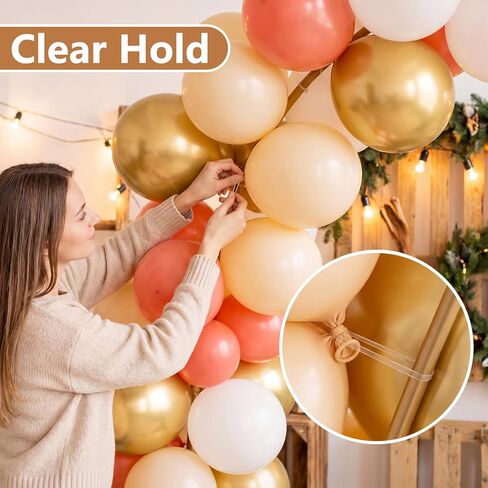 450Pcs Clear Rubber Bands Set for Balloon Arches, Assorted Sizes Clear Rubber Bands for Weddings Home Crafts DIY Projects in Kuwait