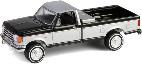 Truck 1/64 1990 F-250 w/Tool Box Black & Silver Metallic Down on the Farm 10 48100- E in Kuwait