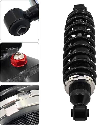 AM137957 AM137958 4PCS Front and Rear Shock Absorbers Compatible with John Deere Gator 4X2 HPX, 4X4 HPX, 4X4 Trail HPX, HPX615E, HPX815E, XUV620i XUV850D in Saudi Arabia
