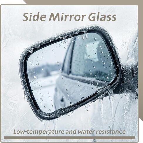 Driver Side Mirror Replacement for Nissan Rogue 2008 2009 2010 2011 2012 2013 2014 2015 for Nissan Rogue Select 2014 2015, Left Side Mirrors Glass w/Backing Plate Heated w/o Auto Dimming in Saudi Arabia