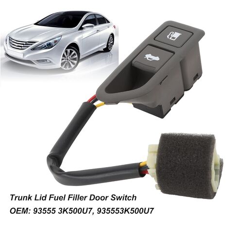 Trunk Lid Switch Fuel Door Opener Release Button, ABS Material, for Sonata 2009-2010 - Fast Response, Smooth Operation, Easy Installation in Saudi Arabia