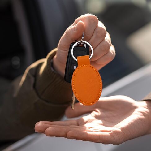 LaserGram Oval Keychain, Barber Shop Pole, Personalized Engraving Included in Kuwait