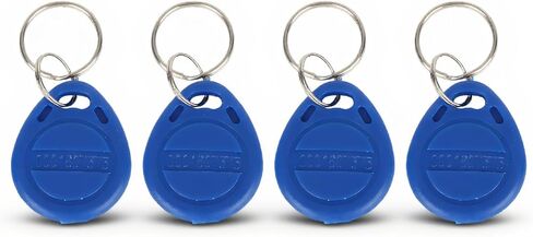 بطاقة هوية القرب 125 كيلو هرتز RFID، علامات رمزية، سلاسل مفاتيح RFID، مفتاح بطاقة القرب RFID، مفتاح التحكم في الوصول RFID لنظام القفل الكهربائي للباب (أزرق، 100 قطعة) (بطاقة الهوية) in Kuwait