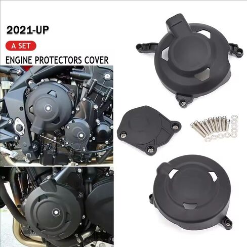 Fits for Trident 660 Trident660 Trident 660 2021 2022 2023 Motorcycle Engine Cover Protective Case Black Left and Right Engine Guard Protector in Saudi Arabia