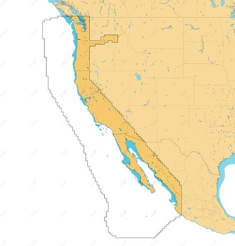 C -MAP® Delect ™ X - West Coast و Baja Peninsula in Kuwait