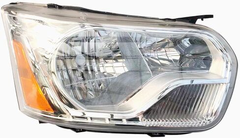 Headlight Chrome Trim Passenger Right Side Headlamp Assemble Complete for Ford Transit-150 Transit-250 Transit-350 Transit-350 HD From 2015-2026 in Kuwait