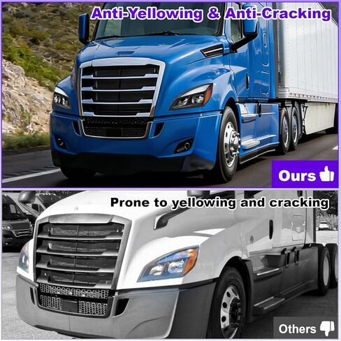 Led Headlights Compatible with 2018-2023 Cascadia Black Housing, Tailored for Elite Models, Driver and Passenger Side in Kuwait