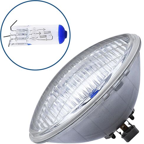 A Pair of H4002 12V Super Vision Crystal Headlight, Halogen Sealed Beam Headlight, (5" ROUND, 127MM) (110/130W), Replaces# H4000, H4002 in Saudi Arabia