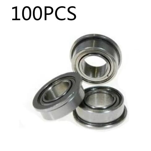100PCS ABEC 1 MF52 MF63 MF85 MF104ZZ MF105ZZ MF106ZZ MF115ZZ MF126ZZ Flange Bearing Wall Metal Shielded Flanged Bearings Industrial Bearings Gears(MF137ZZ 7X13X4) in Kuwait