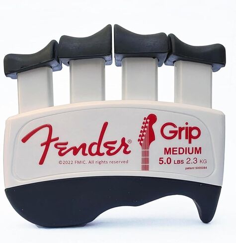 Fender GRIP Hand and Finger Exerciser (Medium - 5lbs / 2.3kg) – Best Ergonomic Finger Strengthener to improve play on all stringed instruments (Guitar, Bass, Violin, etc.) in Saudi Arabia