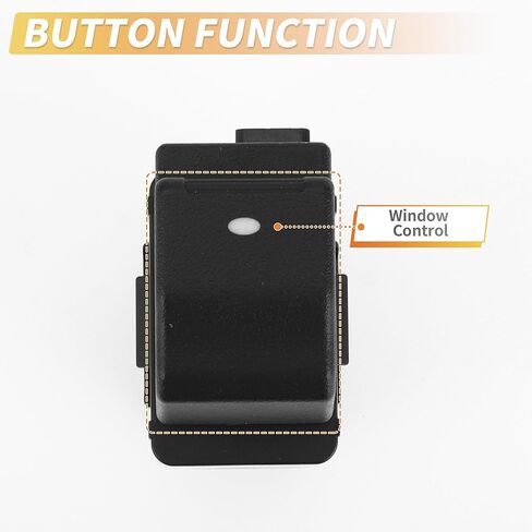 X AUTOHAUX Front Right Passenger Side Power Window Switch Window Control Switch No.25828894 for Chevrolet Impala 2009-2013 Black in Kuwait