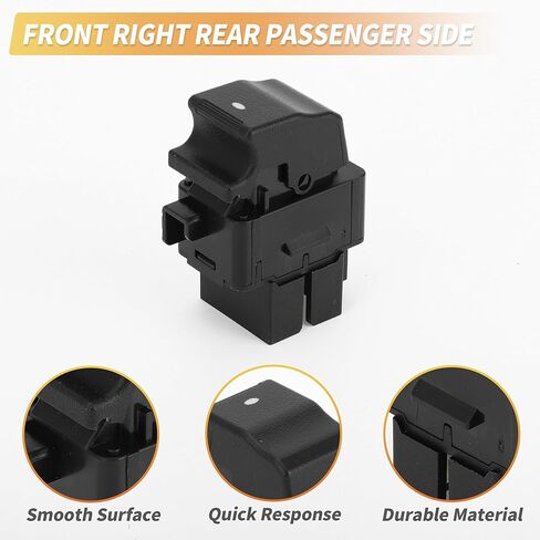 X AUTOHAUX Front Right Passenger Side Power Window Switch Window Control Switch No.25828894 for Chevrolet Impala 2009-2013 Black in Kuwait