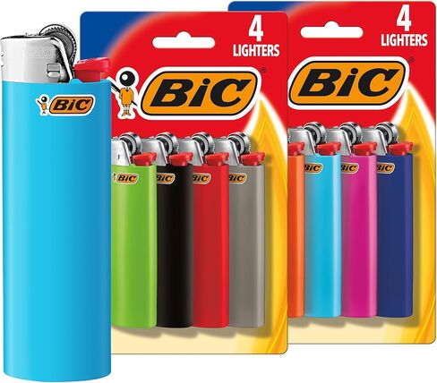 BIC Maxi Pocket Lighter, Special Edition Fashion Series, Assorted Unique Lighter Designs, 12 Count Pack of Lighters in Saudi Arabia