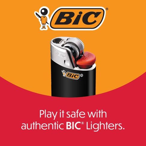 BIC Maxi Pocket Lighter, Special Edition Fashion Series, Assorted Unique Lighter Designs, 12 Count Pack of Lighters in Saudi Arabia