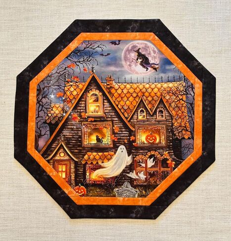Playing with Panels Quilted Table Topper Pattern - Pattern Only, 24.5 x 24.5 inches, Decorative Seasonal Design in Kuwait