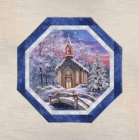 Playing with Panels Quilted Table Topper Pattern - Pattern Only, 24.5 x 24.5 inches, Decorative Seasonal Design in Kuwait