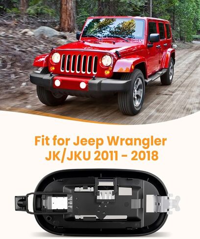 LED Dome Light w/Lens & Bulbs for Rear Overhead Roof Fit for Jeep Wrangler JK JKU 2011-2018, Interior Map Reading Light Accessories, Direct Replacement for 5KQ79DX9AC in Kuwait