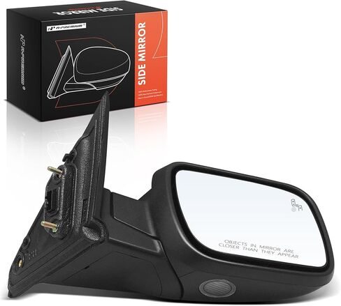 A-Premium Passenger Side Power Door Mirror - Compatible with Ford Explorer 2016-2019 - Heated Power Folding Chrome Outside Rear View Mirror w/Turn Signal Puddle Light and Blind Spot Detection in Kuwait