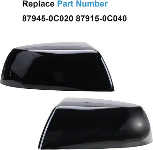 Mirror Caps Covers for Toyota Tundra Sequoia 2007 2008 2009 2010 2011 2012 2013 2014 2015 2016 2017 2018 2019 2020 2021 2022 07 08 09 10 11 12 13 14 15 16 17 18 19 20 21 22 87945-0C020 87915-0C040 in Saudi Arabia