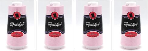 American & Efird All Purpose Spun Polyester Maxi-Lock Thread - 100% Polyester - 3,000 Yards - Pink - Choose Your Quantity (1) in Saudi Arabia