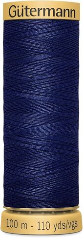 Gutermann Natural Cotton Thread 110 Yds: Dark Royal Blue in Kuwait