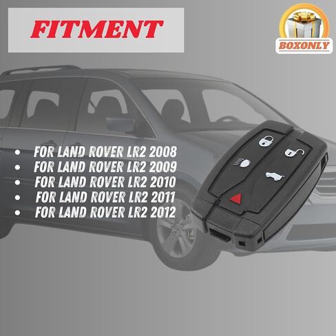 Replacement Keyless Entry Remote Car Key Fob 315MHz FCC ID NT8TX9 5-Button Smart Key Compatible with for Land Rover LR2 2008 2009 2010 2011 2012 OE Number 6H52-15K601 6H5215K601 in Kuwait