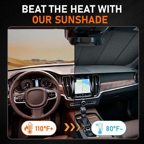 2018-2022 Accord Windshield Sun Shade for Honda Accord 2018 2019 2020 2021 2022 Automotive Car Front Window Sunscreen Sunshade in Saudi Arabia