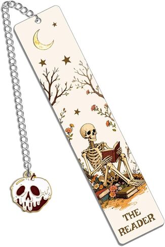 Horror Bookmark Gothic Bookmark Skeleton Tarot Metal Bookmarks Gifts for Book Lovers Books Marks for Reading Women Books Markers for Reading Halloween Bookmark Gifts for Men Teens Girls in Saudi Arabia