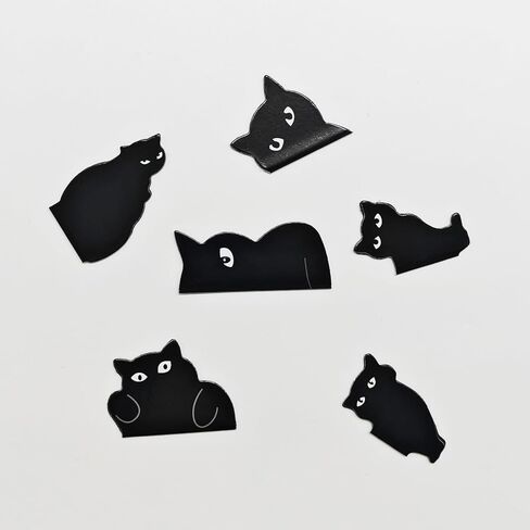 6 Pcs Magnetic Bookmarks Cute Cat Bookmark Clips Set Magnetic Book Page Clips for Women Teachers Book Lovers in Kuwait