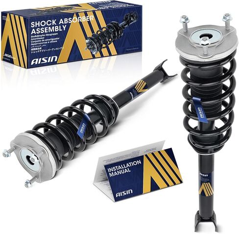 AISIN AFTERMARKET SAKMB-01332 مجموعة من 2 دعامة تعليق أمامية ومجموعة زنبركية ملفوفة - متوافقة مع Mercedes-Benz C300 2015-2020، C63 AMG S 2015-2017 - RWD in Kuwait