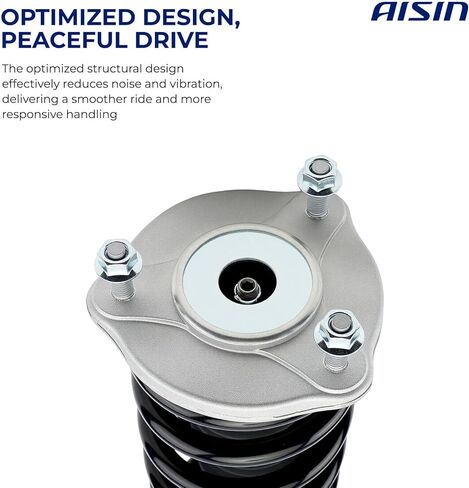 AISIN AFTERMARKET SAKMB-01332 مجموعة من 2 دعامة تعليق أمامية ومجموعة زنبركية ملفوفة - متوافقة مع Mercedes-Benz C300 2015-2020، C63 AMG S 2015-2017 - RWD in Kuwait