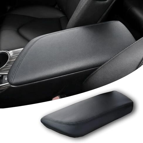 Center Console Armrest Cover for Toyota Camry 2018-2024 Accessories,Center Console Middle Lid Pad Protector for Camry 2022 2023 2024 Anti-Scratch Leather Armrest Pad Protector Interior in Saudi Arabia
