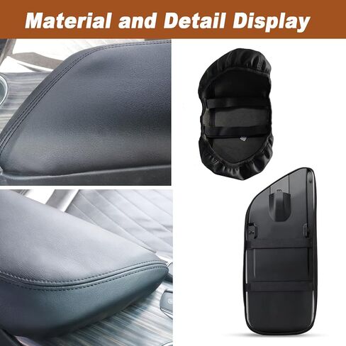 Center Console Armrest Cover for Toyota Camry 2018-2024 Accessories,Center Console Middle Lid Pad Protector for Camry 2022 2023 2024 Anti-Scratch Leather Armrest Pad Protector Interior in Saudi Arabia