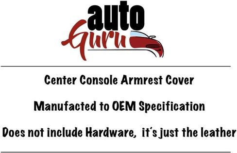 Center Console Armrest Synthetic Leather Cover Black Compatible with Nissan Murano 15-20 in Saudi Arabia