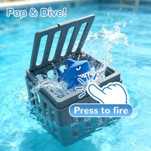 Underwater Dive Rescue, Pool Diving Toys with Storage Fish Box, Colorful Animal Pool Sinkies Swimming Training Game, Summer Pool Beach Party (3pc) in Saudi Arabia