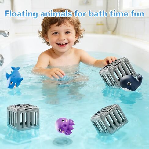 Underwater Dive Rescue, Pool Diving Toys with Storage Fish Box, Colorful Animal Pool Sinkies Swimming Training Game, Summer Pool Beach Party (3pc) in Saudi Arabia