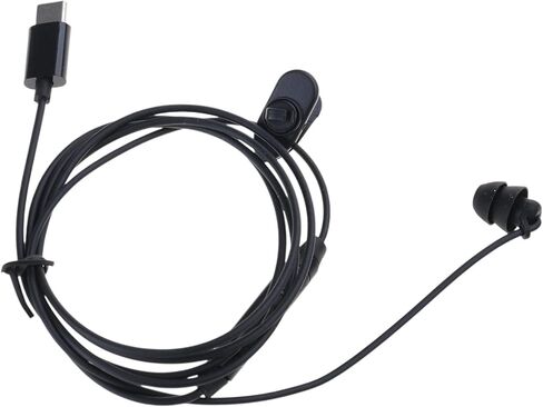 Single Earbud, USB Type C Earbphone Single-Side Earphone USB C Earbud, Singles-Earbuds with Microphones Spring Coils Reinforced Cord in Saudi Arabia
