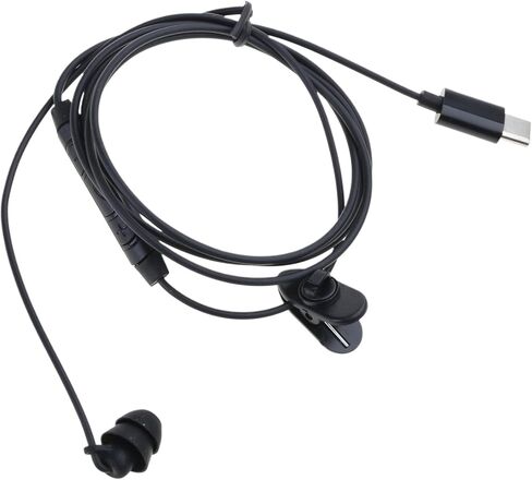 Single Earbud, USB Type C Earbphone Single-Side Earphone USB C Earbud, Singles-Earbuds with Microphones Spring Coils Reinforced Cord in Saudi Arabia