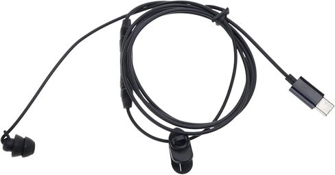 Single Earbud, USB Type C Earbphone Single-Side Earphone USB C Earbud, Singles-Earbuds with Microphones Spring Coils Reinforced Cord in Saudi Arabia