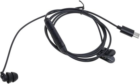 Single Earbud, USB Type C Earbphone Single-Side Earphone USB C Earbud, Singles-Earbuds with Microphones Spring Coils Reinforced Cord in Saudi Arabia