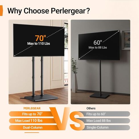 Perlegear Universal TV Stand PGTVS29 & PGFLS34B in Kuwait