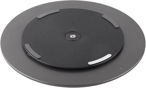 360 Degrees Rotating Computer Monitor Base Convenient Deep Gray Matte Aluminum Alloy Stand for Monitors, Tablets in Saudi Arabia
