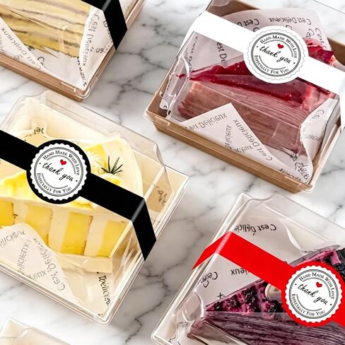 250 Pcs 5 Assorted Styles Seal Stickers, Tamper Proof Closure Labels for Food Baked Goods, Security Adhesive Tags Stickers for Food Packaging Handmade Bakery Small Business in Saudi Arabia
