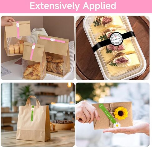 250 Pcs 5 Assorted Styles Seal Stickers, Tamper Proof Closure Labels for Food Baked Goods, Security Adhesive Tags Stickers for Food Packaging Handmade Bakery Small Business in Saudi Arabia